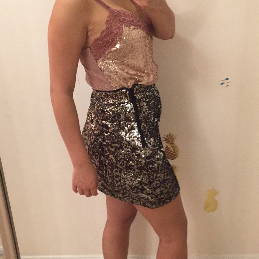 Zara sequin skirt. S - Picture 8 of 10